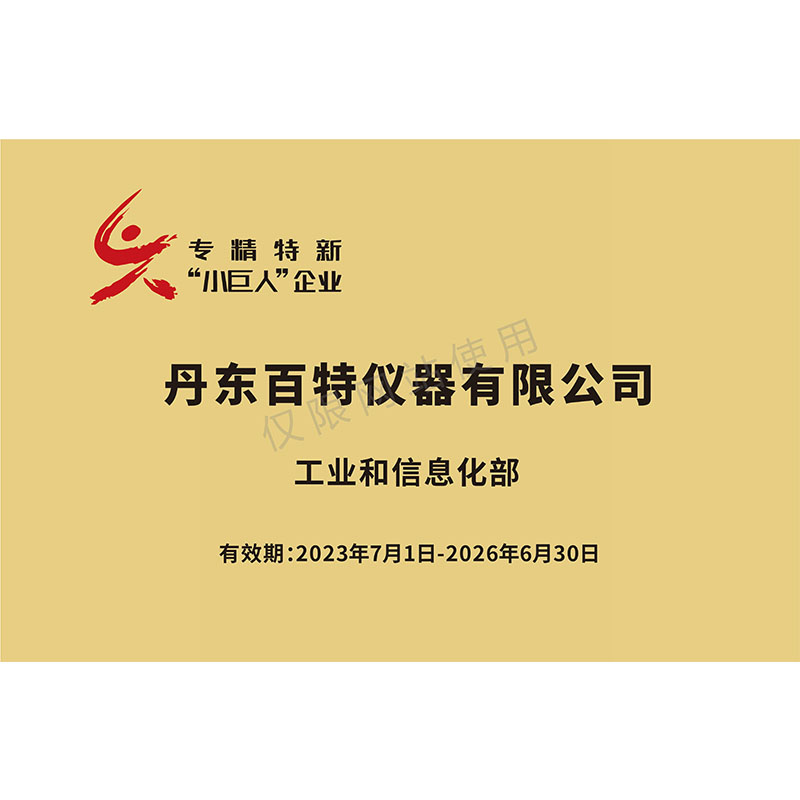 国度级专精特新小巨人企业